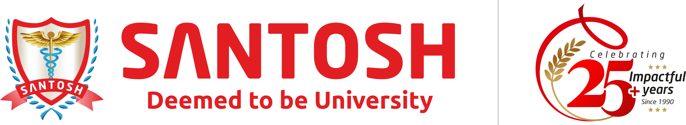 Logo of Santosh University,Our Client